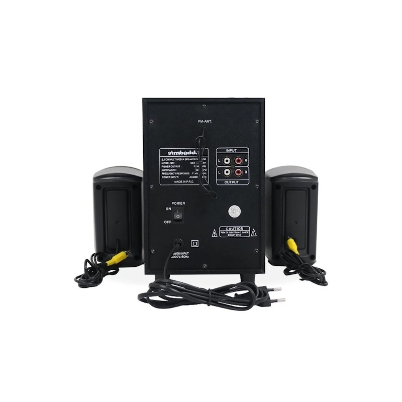 Simbadda® 2.1 Multimedia Speaker 3