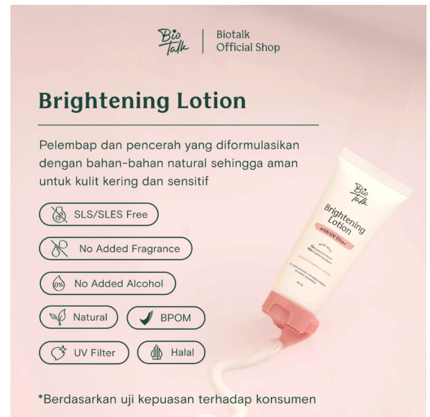 Bonaventura Berkat Abadi BioTalk Brightening Lotion 
