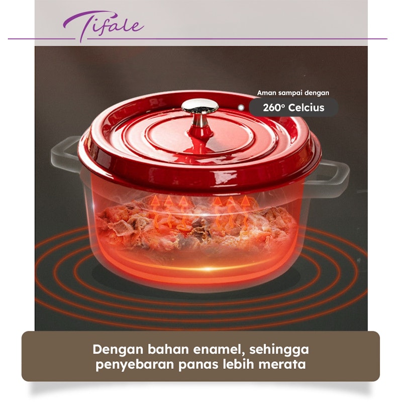 Tifale Enamel Cast Iron 4