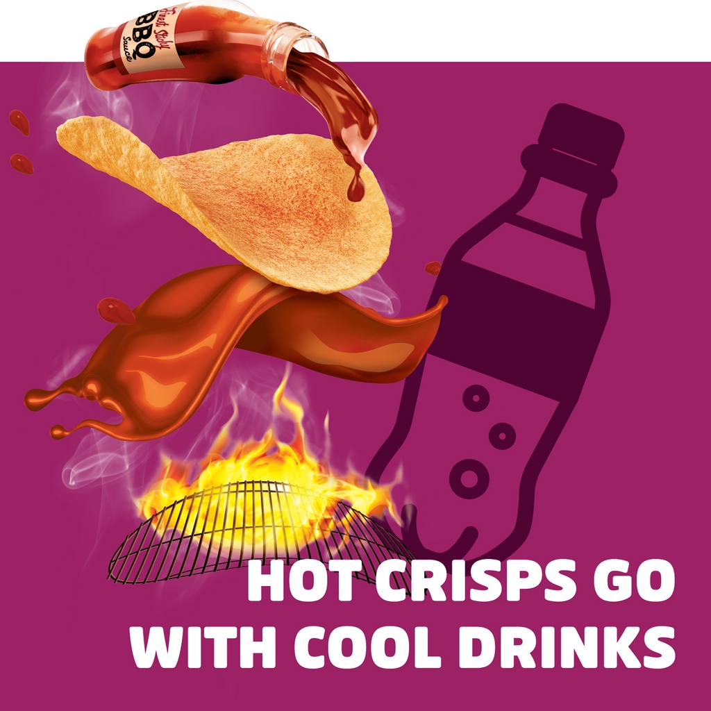 Kellogg's Pringles Saucy BBQ