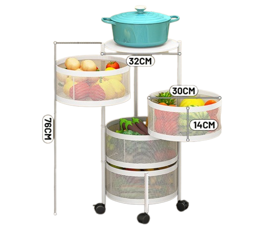 Bright Crown Rotary Multilayer Organizer