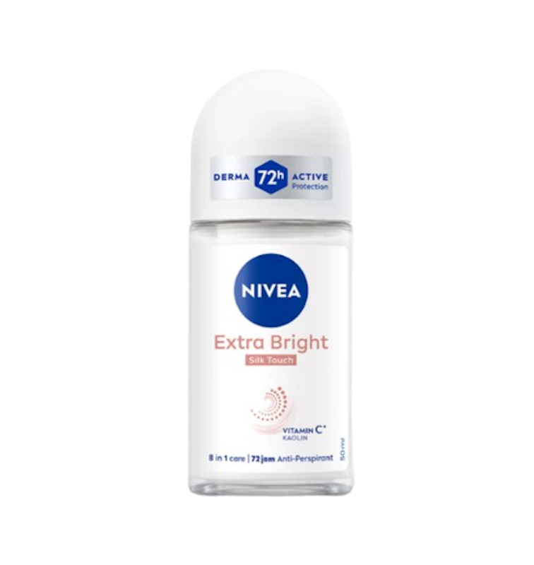 Extra Bright Silk Touch Roll On Deodorant 1