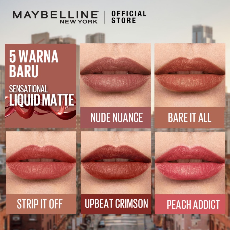 L’Oréal Maybelline New York Sensational Liquid Matte 02 Soft Wine