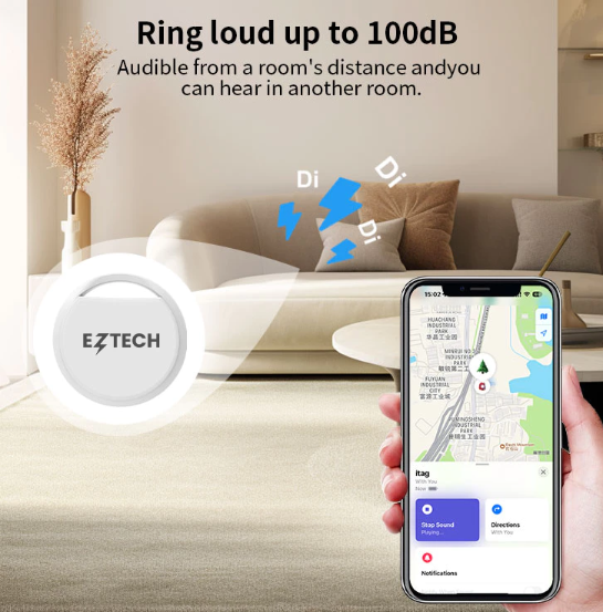 EZTECH Indonesia EZTECH Smart Tag Locator Bluetooth iOS Support Only T1 Series