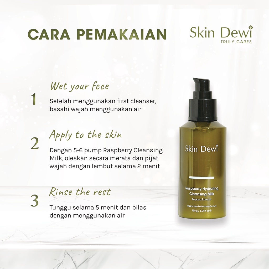 Saridewi Natural Kosmetik Skin Dewi Raspberry Cleansing Milk