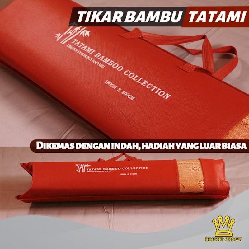 Bright Crown Tikar Bambu Tatami 3