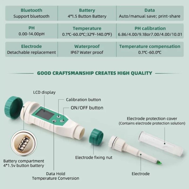 pH Meter Digital 4