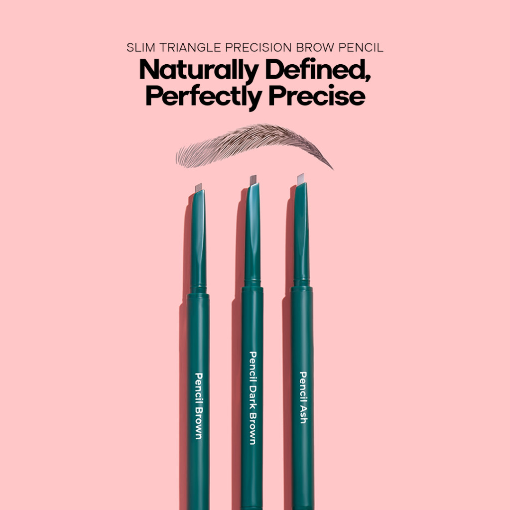 Luxury Cantika Indonesia Luxcrime Slim Triangle Precision Brow Pencil Dark Brown