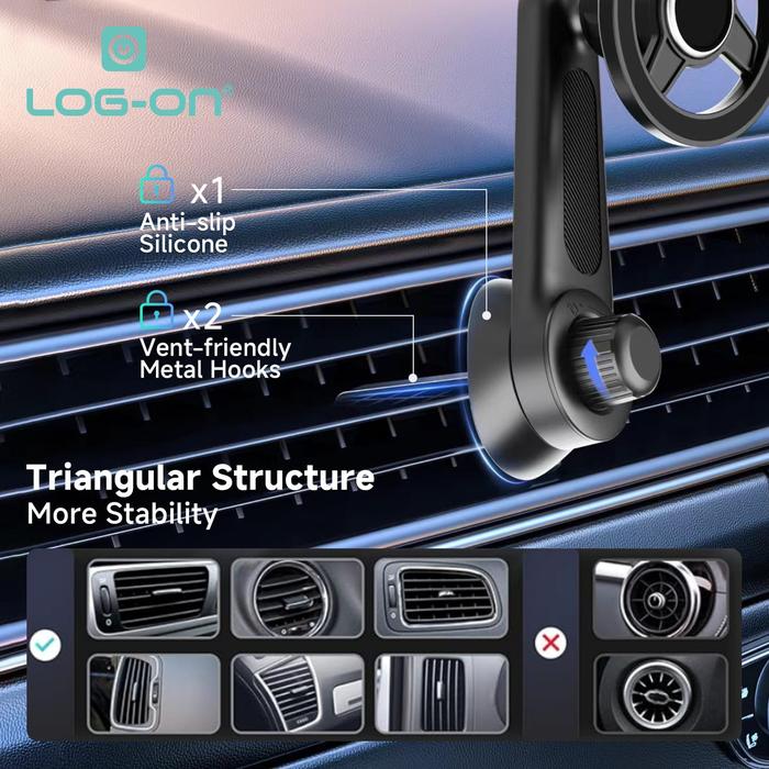  Log On Magsafe Car Holder (Air Vent) LO-CRH65