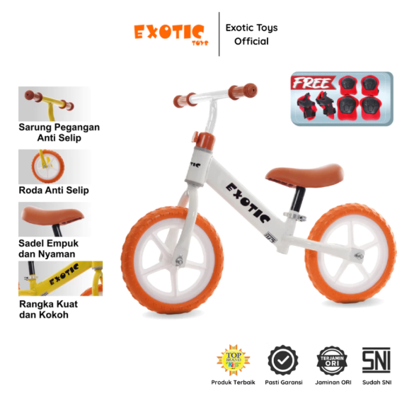 Roda Pasifik Mandiri Exotic Balance Bike ET-2017