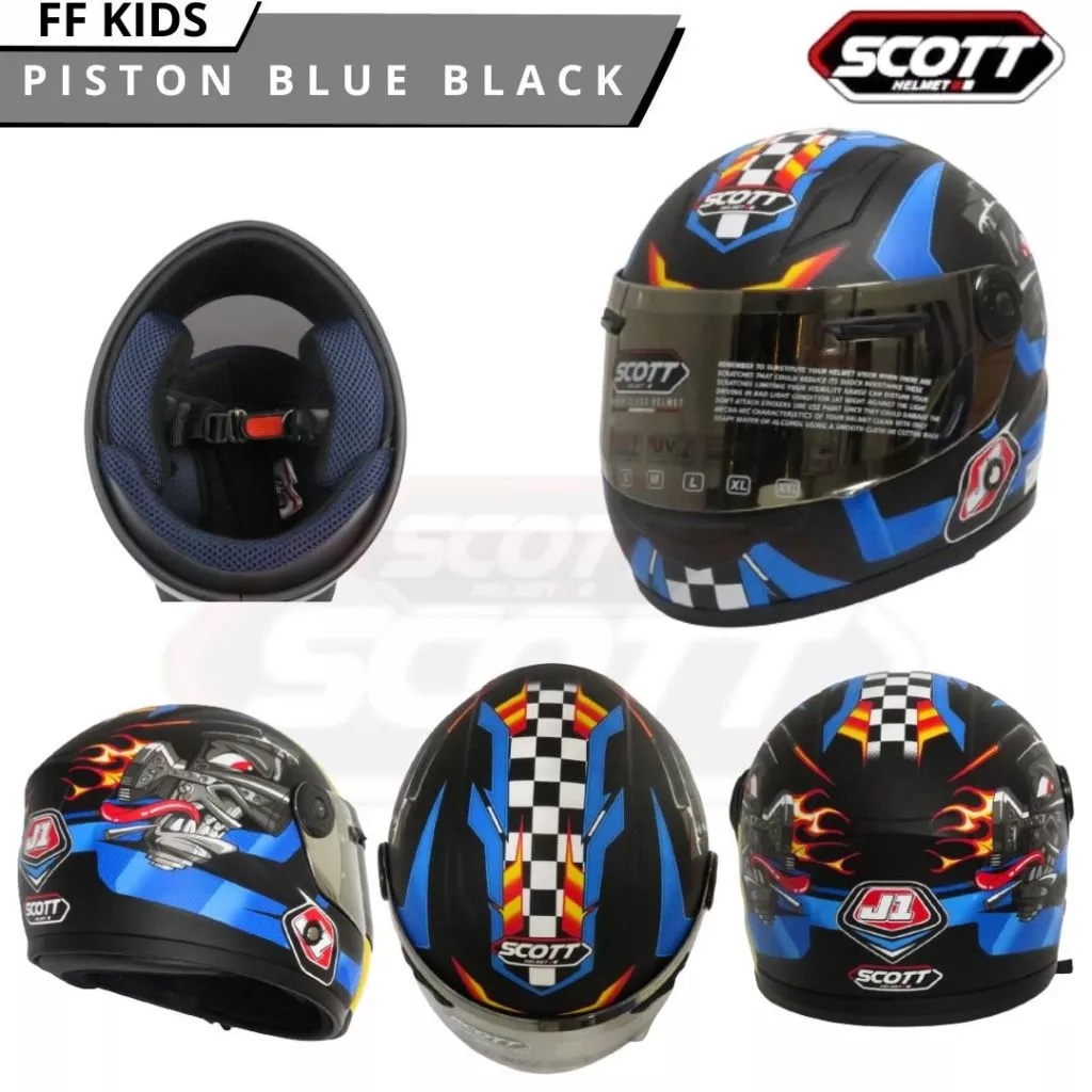 Scott Helm Indonesia Scott Helm Anak Full Face FF Kids J-1