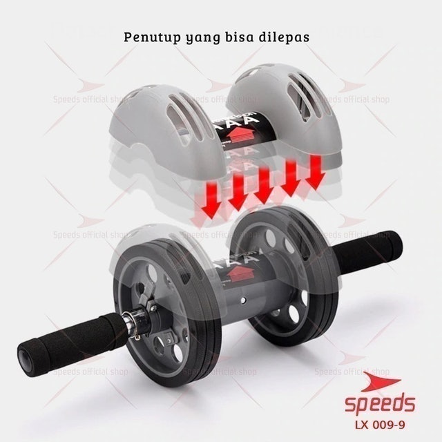 Speeds  Double Wheel Ab Roller  LX 009-9