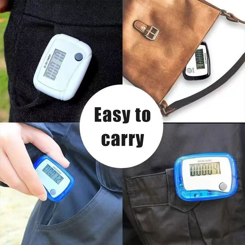  Portable Mini Digital LCD Pedometer