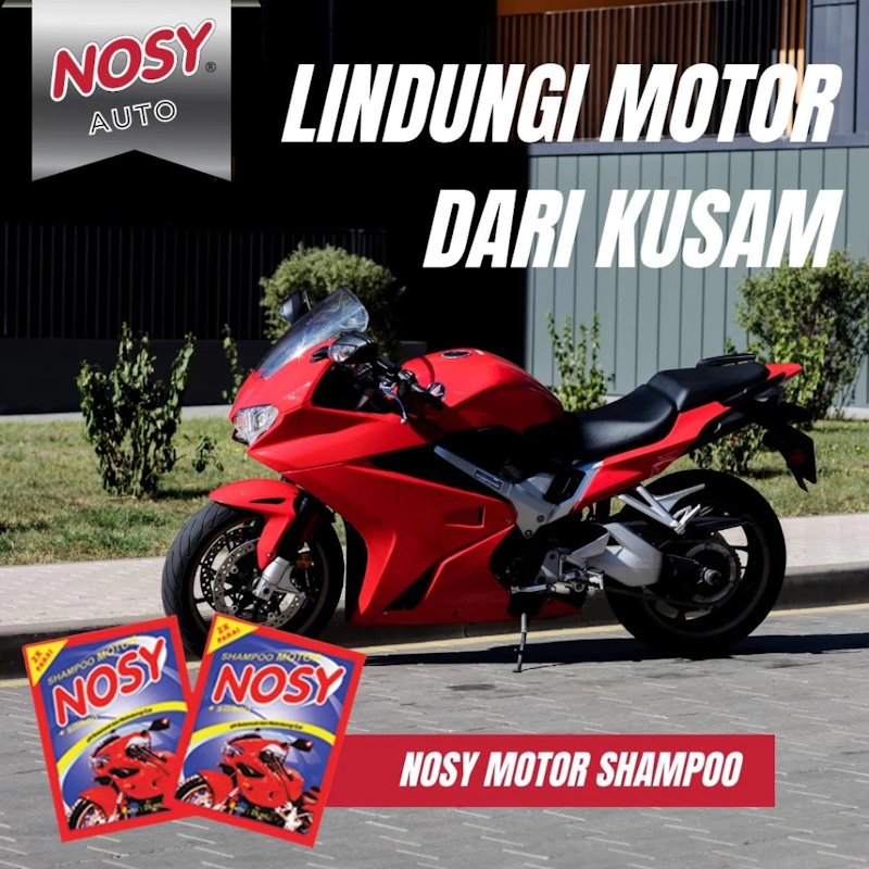 NOSY Shampo Motor Sachet 1 Pack 12 Pcs 3