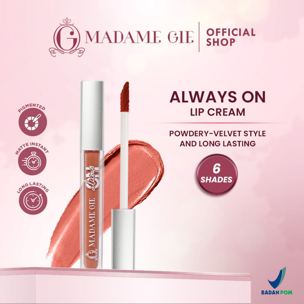 Madame Gie Always On Lip Cream 06 Zultanite