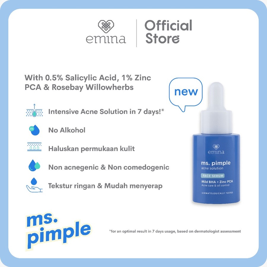 Paragon Technology and Innovation Emina Ms. Pimple Acne Solution Face Serum