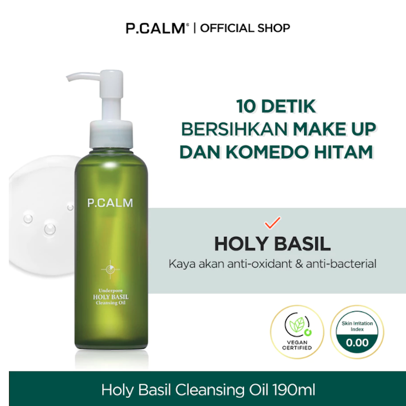 P.CALM Underpore Holy Basil Cleansing Oil 2