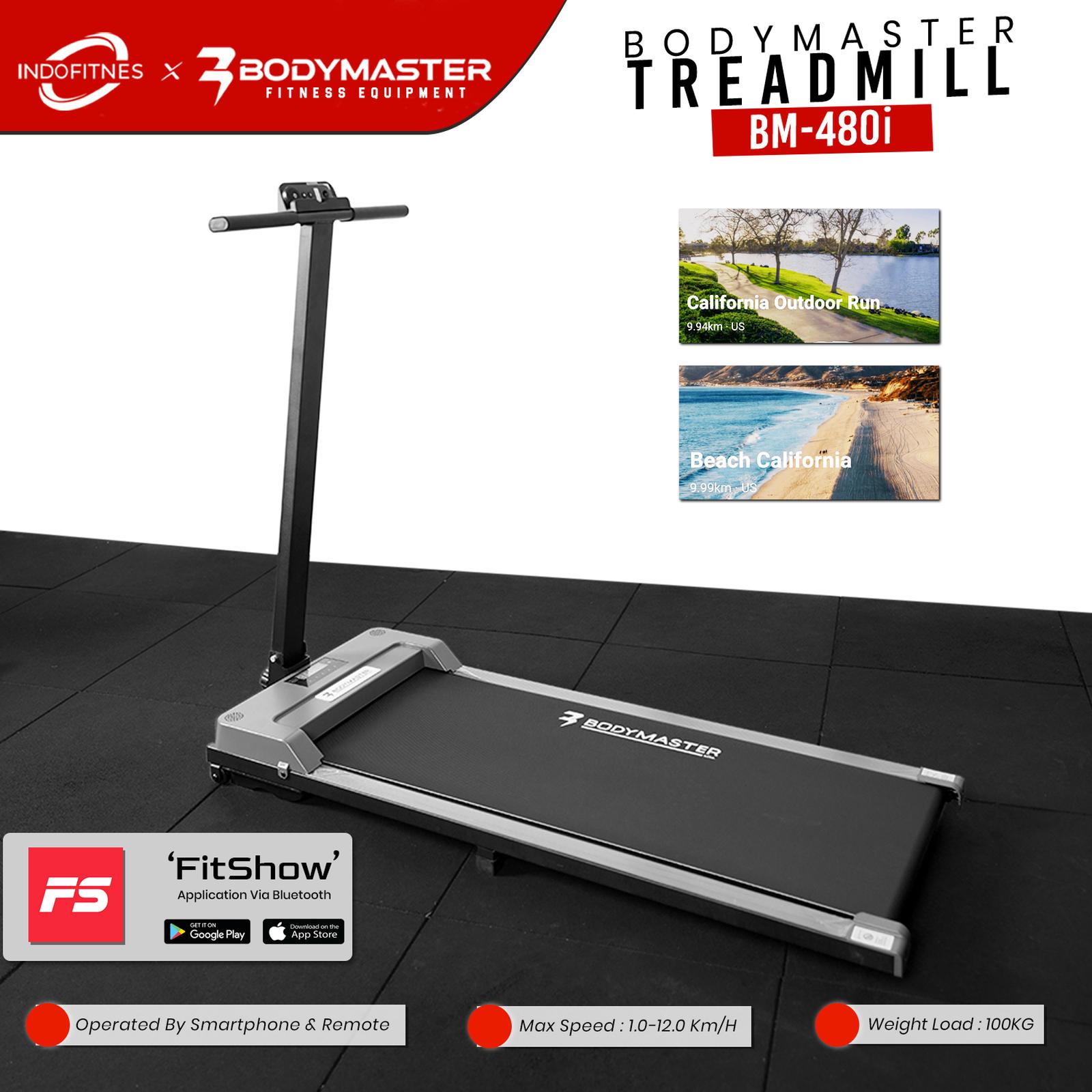  BODYMASTER Walking Pad Treadmill BM-480i