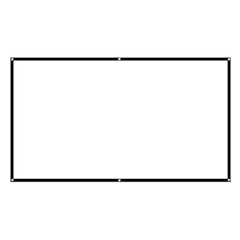 Ezzrale Elastic White Screen 100 inch