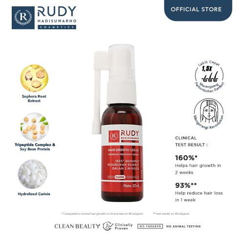Martina Berto Rudy Hadisuwarno Cosmetics Hair Growth Serum