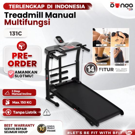 Redpanda Treadmill Manual Foldable 2