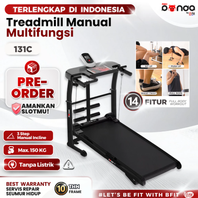 Redpanda Treadmill Manual Foldable 2