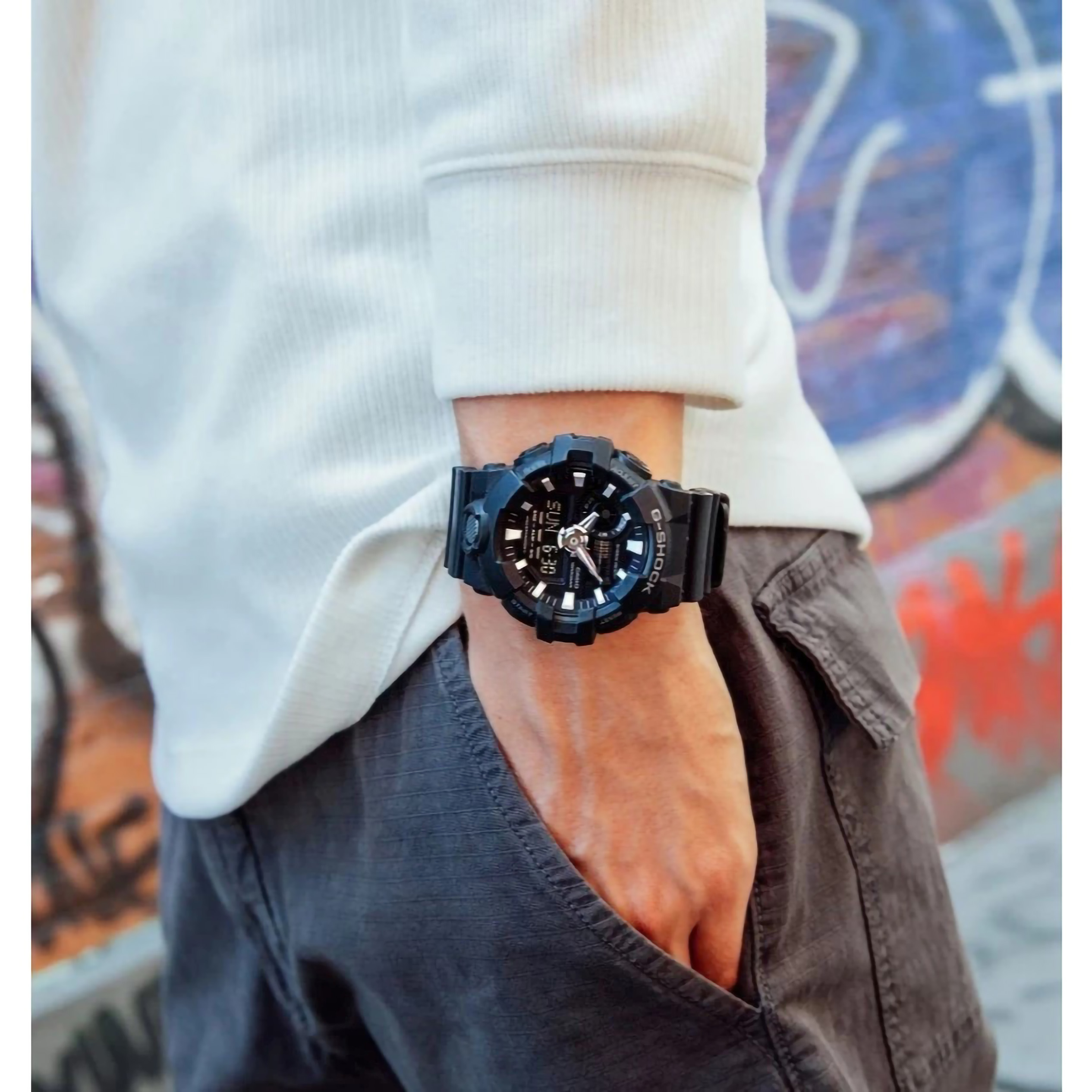 CASIO CASIO G-SHOCK Analog-Digital GA-700-1BDR