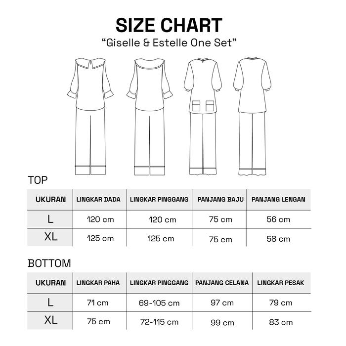 Momiasi Indonesia Momiasi Lullaby Sleepwear One Set Piyama Gissele