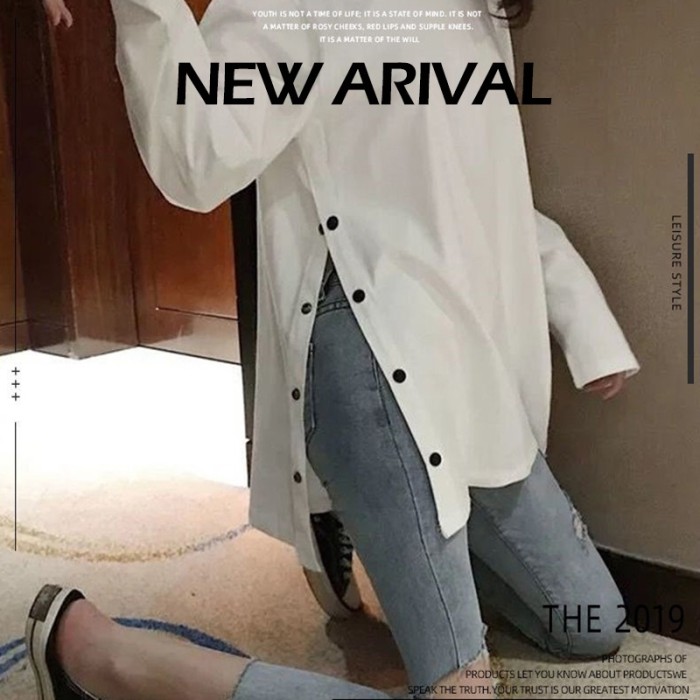  Newlan Kaos Oversize Wanita Zz005 