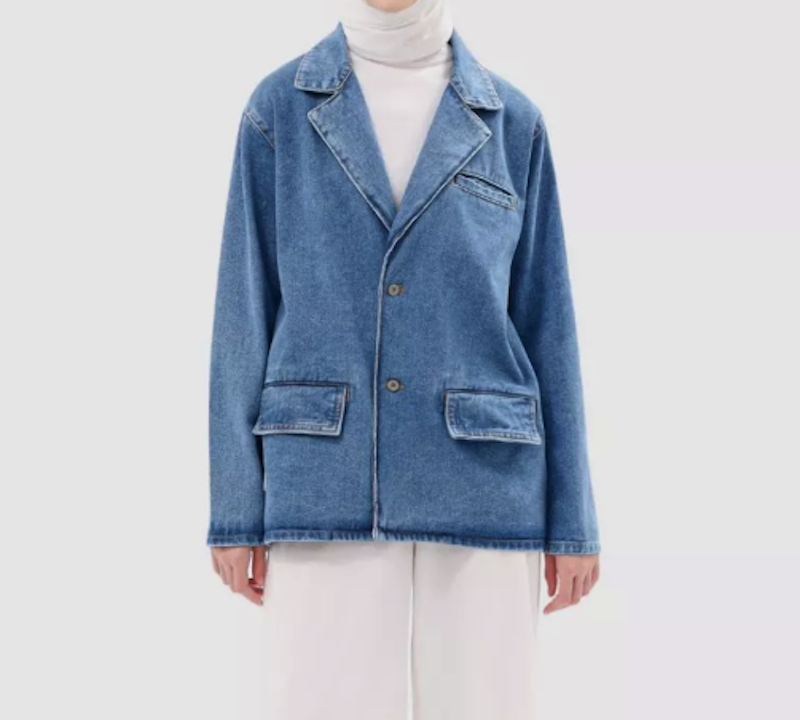 Myself Blazer Denim Wanita 2