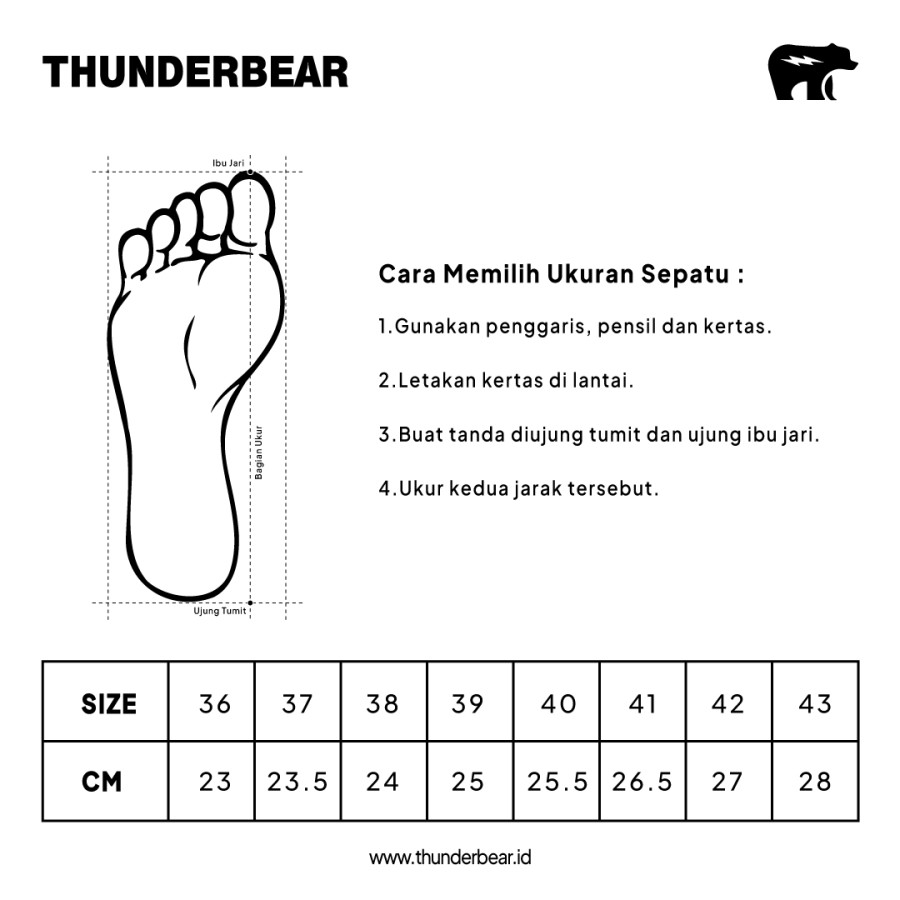 THUNDERBEAR Slip On Voltaire Off White CB 5