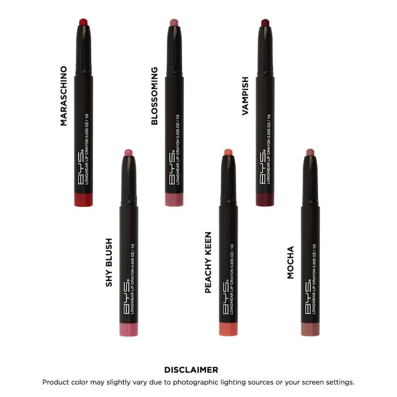BYS Longwear Matte Lip Crayon M01 Peachy Keen 4