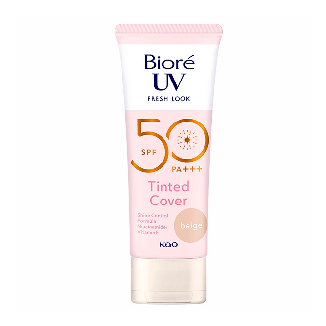Biore ｜ UV Fresh Look SPF 50 PA+++ Tinted Cover Beige