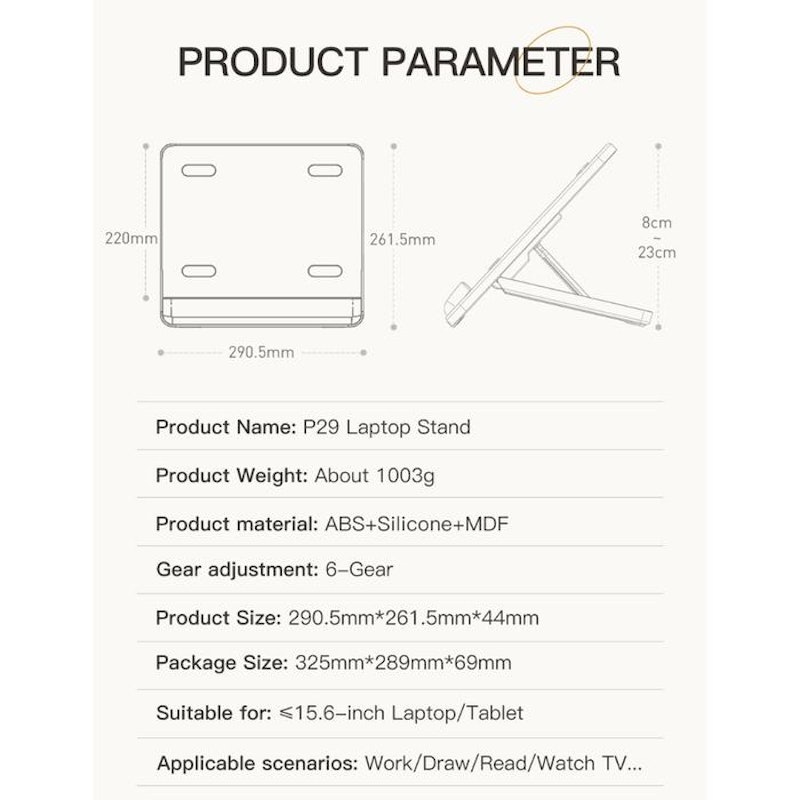 JOPREE Laptop Tablet Stand 5