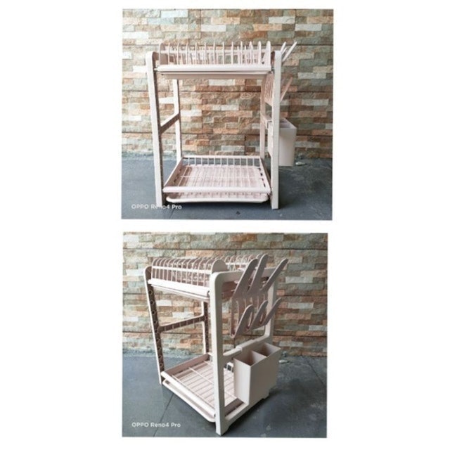 Fawsline Rak Piring Dua Susun