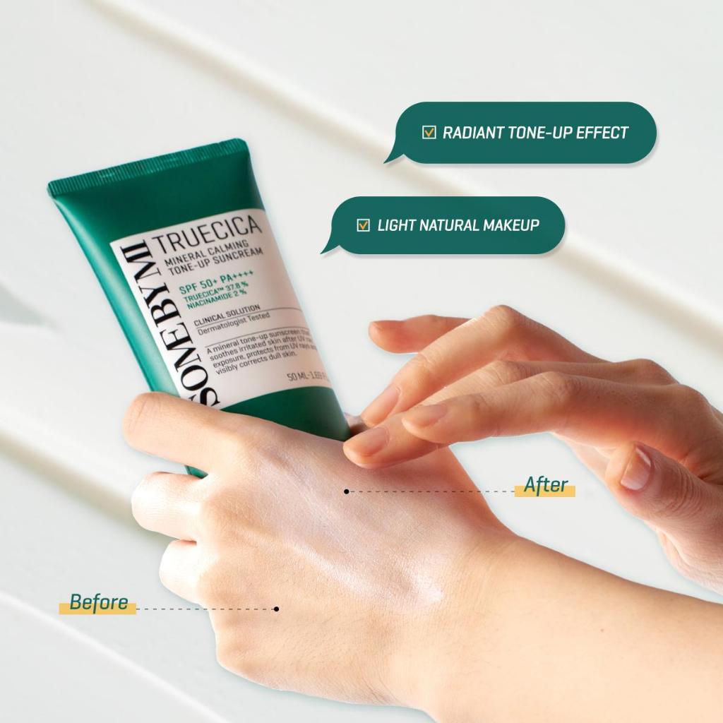 Perennbell SOME BY MI Truecica Mineral Calming Tone-up Suncream SPF 50+ PA++++ 