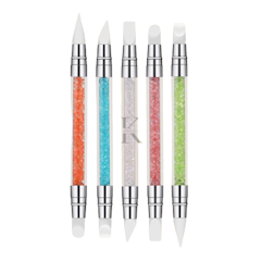 Brush Nail Art Silicone Silikon Carving Pen 3D