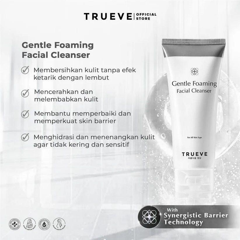 Natura Deca Kosmetika TRUEVE Gentle Foaming Facial Cleanser 