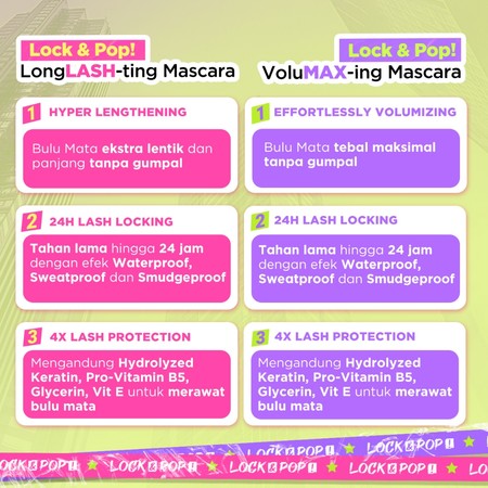 Hebe Beauty Cosmetics DAZZLE ME Lock & Pop! LongLASH-ting Mascara