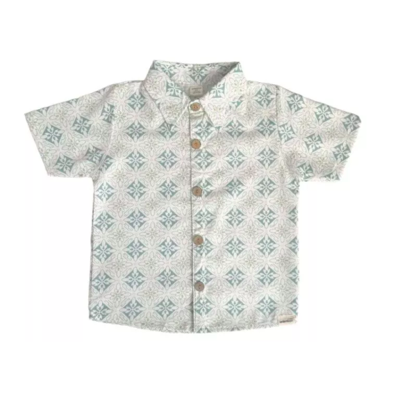 ARDENLEON ARDENLEON Collar Batik Shirt