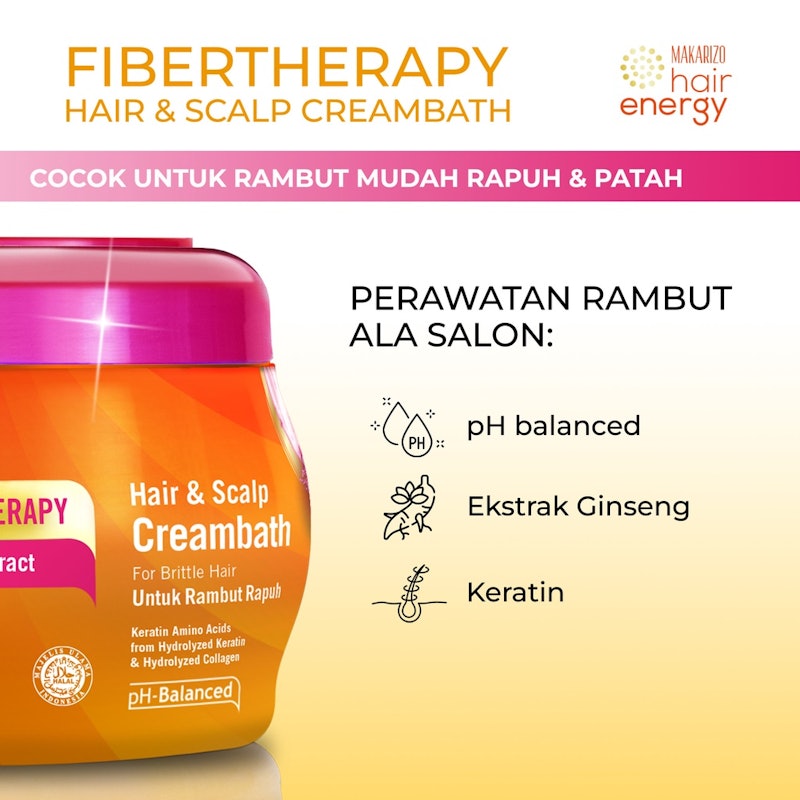 Hair Energy Fibertheraphy Creambath Ginseng Extract 5