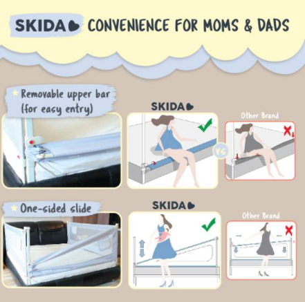 Skida Skida Extra Tall Bedrail