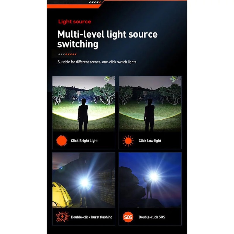 Rechargeable Flashlight 3
