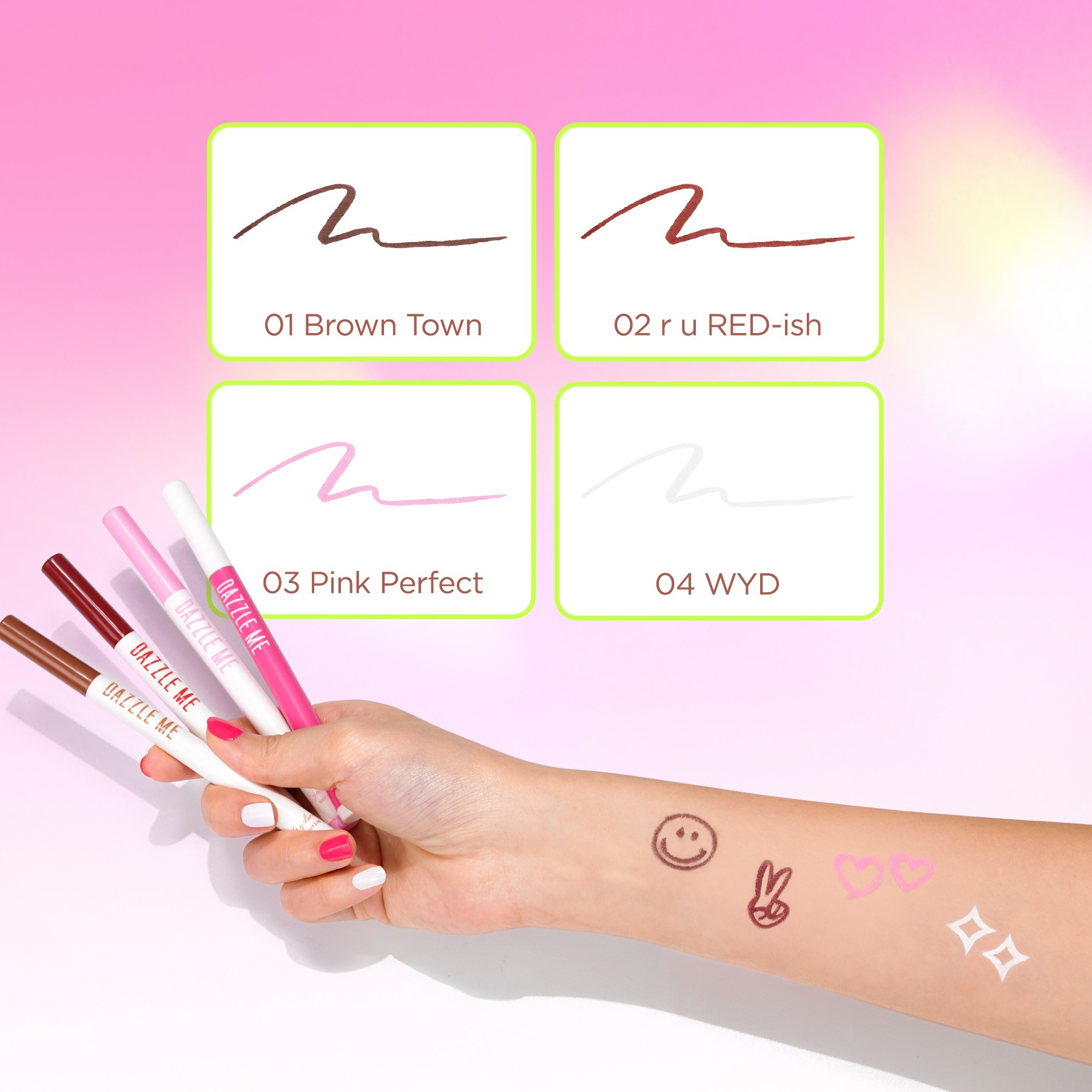 HEBE Beauty Style DAZZLE ME Color-Chic Liquid Eyeliner