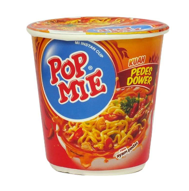 Pop Mie Pedes Dower Rasa Ayam Pedas