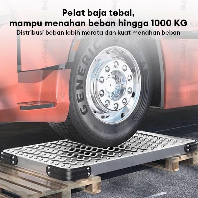 Tonivaso Troli Pelat Baja Lipat Flatbed