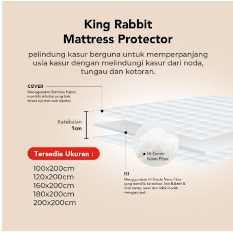 King Rabbit Mattress Protector 4