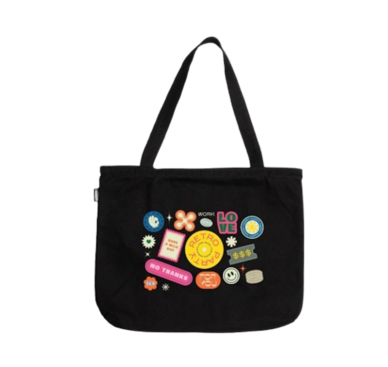 Oakhopes Tas Tote Bag Kanvas Resleting 1