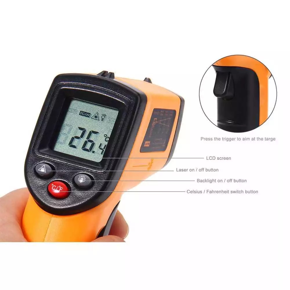 Jakarta Digital Nusantara Taffware Thermometer Infrared  GM320