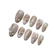 null Nail by Aisha Kuku Palsu Handmade Ivory Nude 1